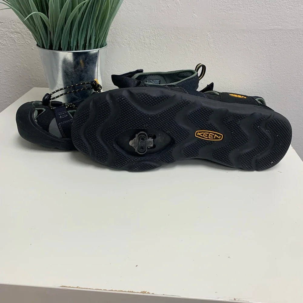 Keen Men’s Black Commuter Cycling Sandals. Size 13 - Picture 4 of 10